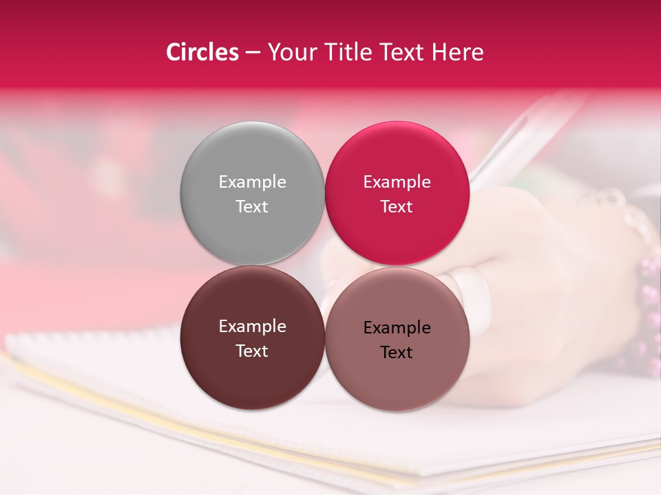 Writing Girl Diary PowerPoint Template