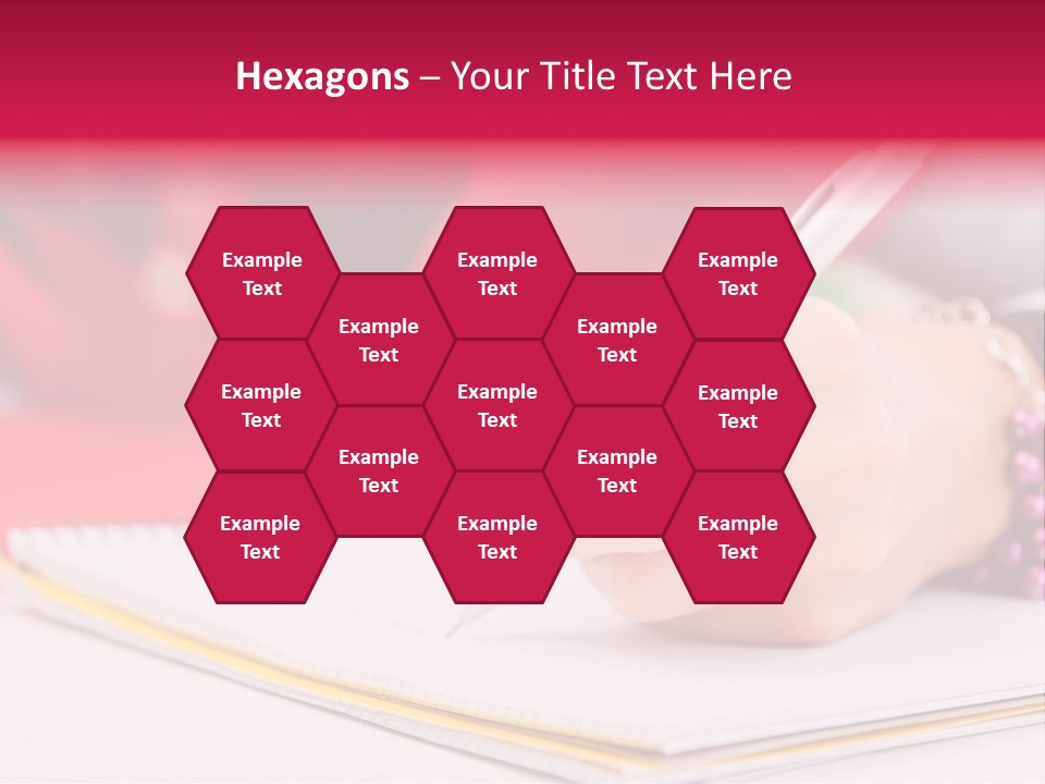 Writing Girl Diary PowerPoint Template