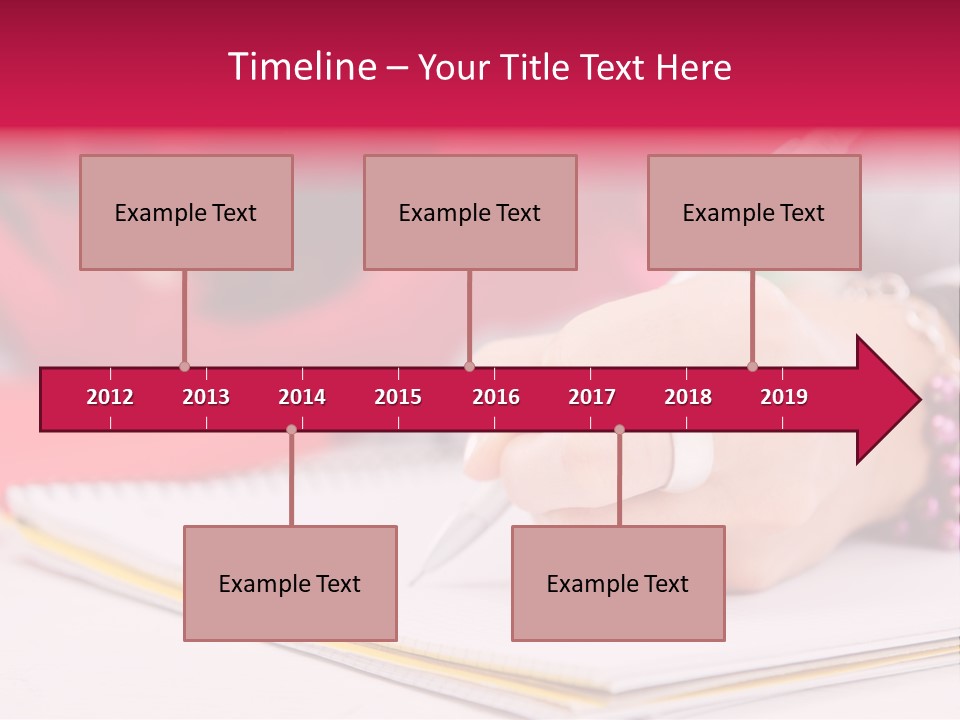 Writing Girl Diary PowerPoint Template