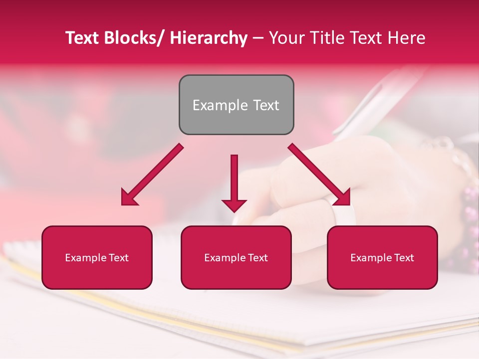 Writing Girl Diary PowerPoint Template