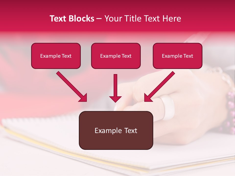 Writing Girl Diary PowerPoint Template