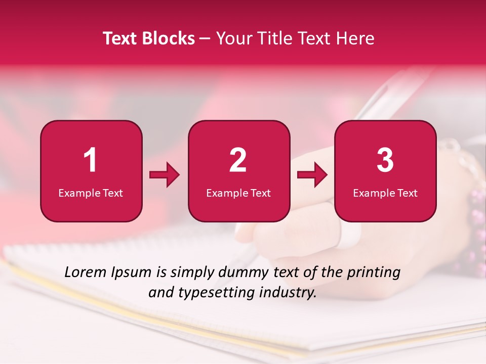 Writing Girl Diary PowerPoint Template