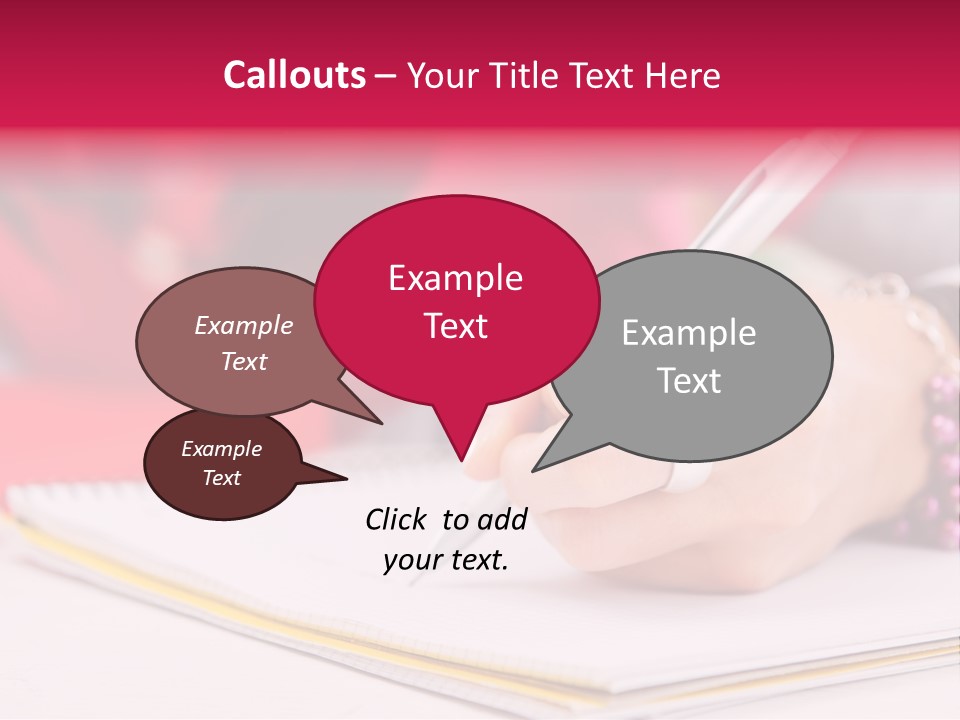 Writing Girl Diary PowerPoint Template