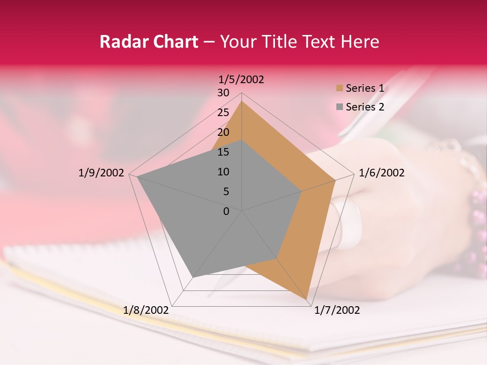 Writing Girl Diary PowerPoint Template