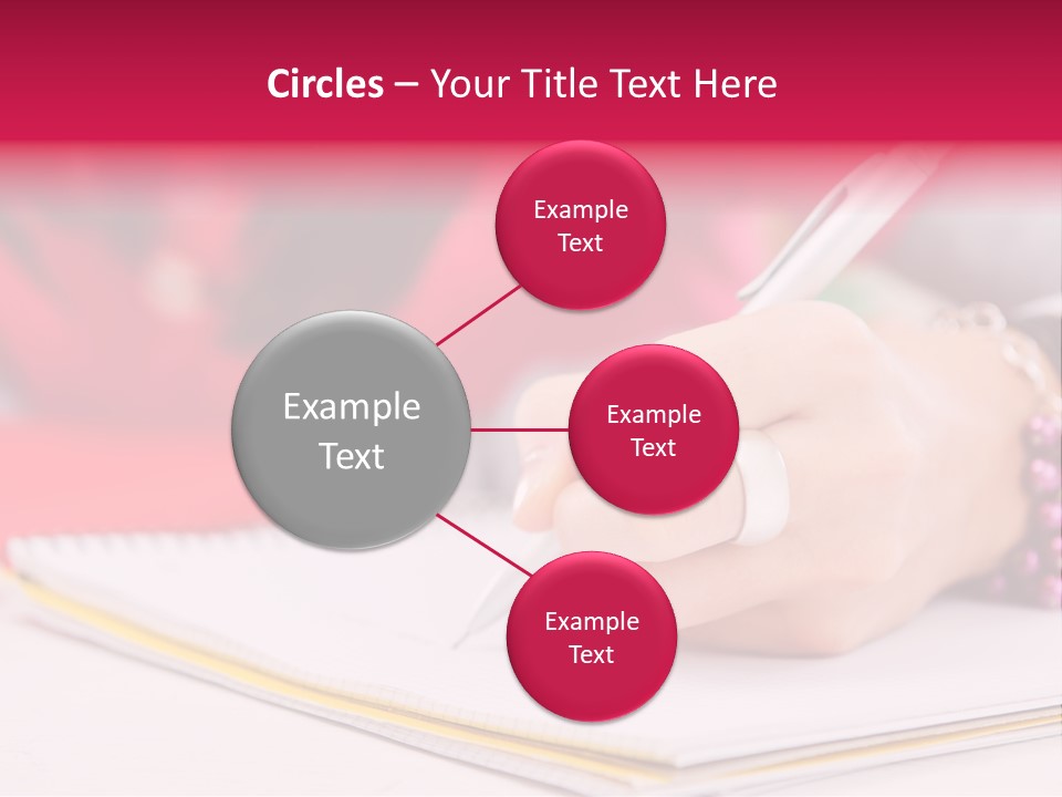 Writing Girl Diary PowerPoint Template