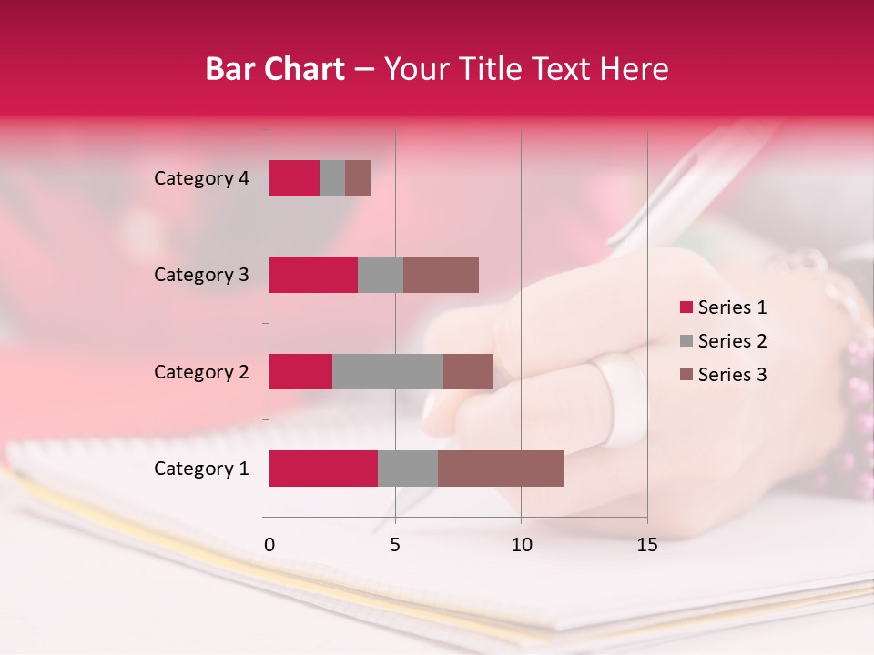 Writing Girl Diary PowerPoint Template