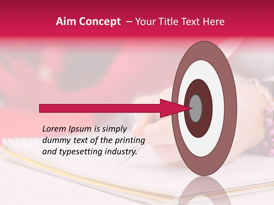 Writing Girl Diary PowerPoint Template