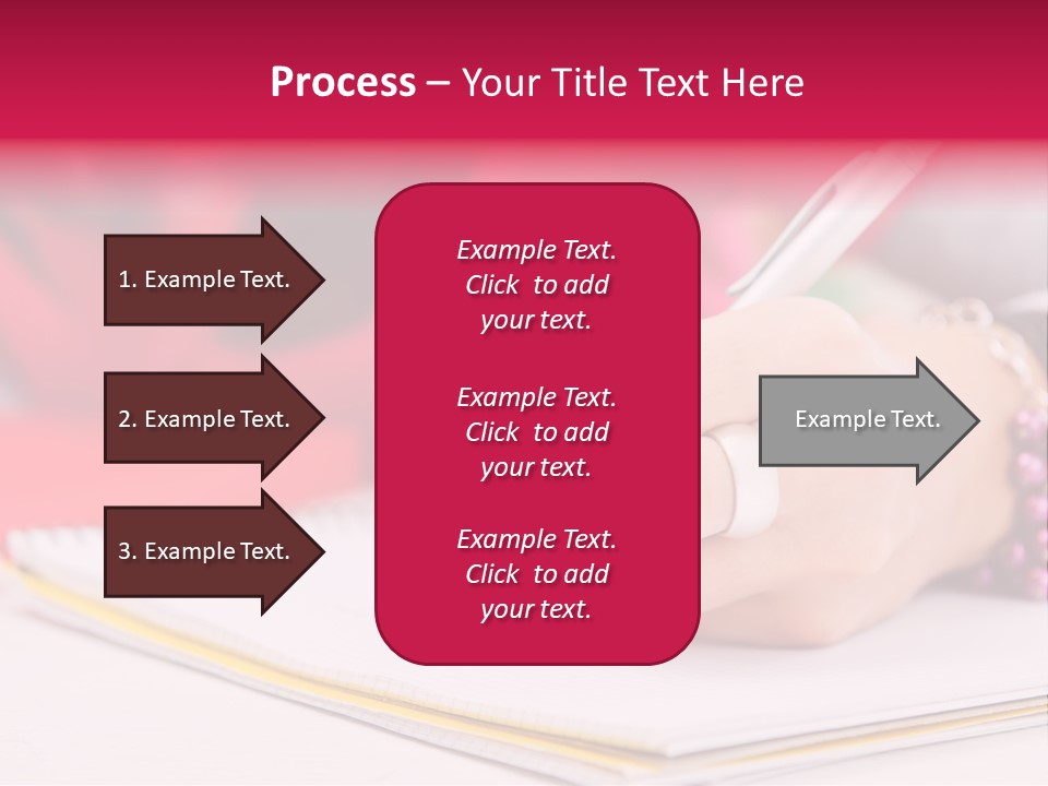 Writing Girl Diary PowerPoint Template