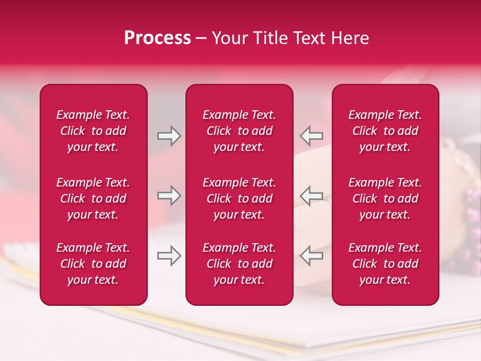 Writing Girl Diary PowerPoint Template