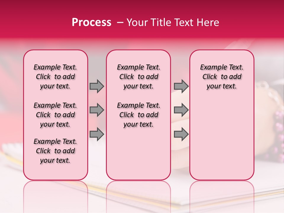 Writing Girl Diary PowerPoint Template