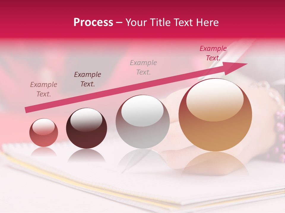 Writing Girl Diary PowerPoint Template