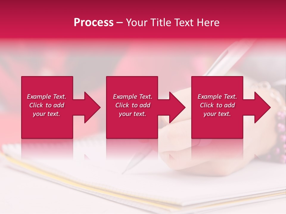 Writing Girl Diary PowerPoint Template