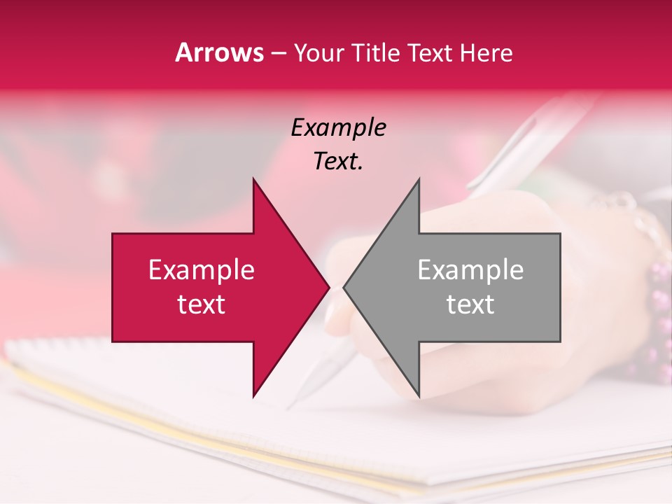 Writing Girl Diary PowerPoint Template