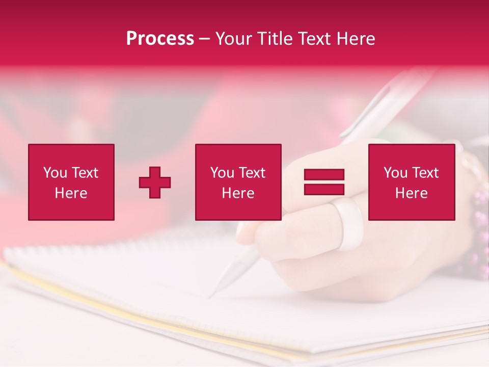 Writing Girl Diary PowerPoint Template