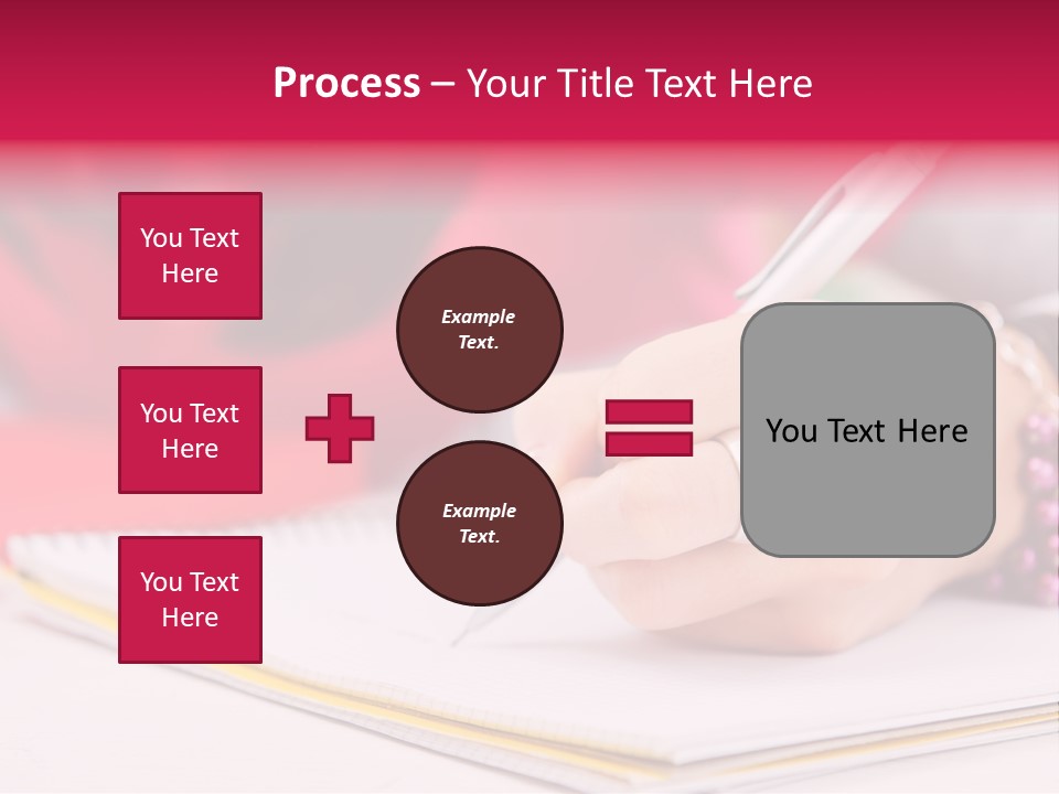 Writing Girl Diary PowerPoint Template