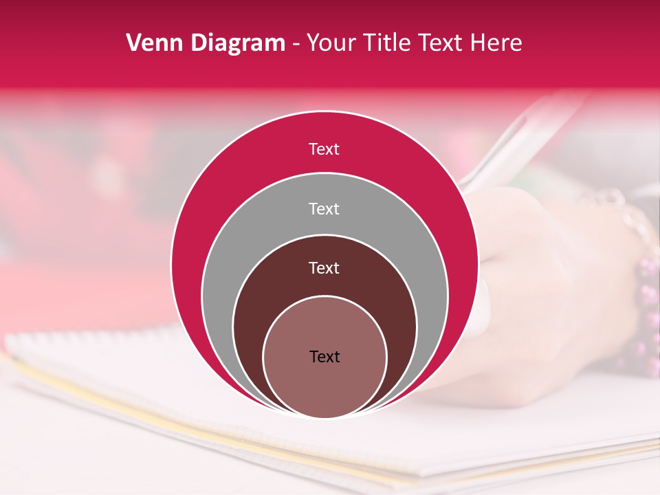 Writing Girl Diary PowerPoint Template