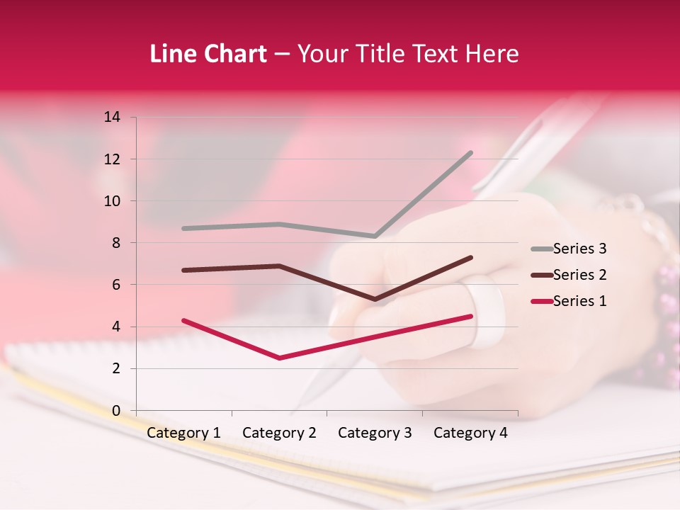 Writing Girl Diary PowerPoint Template