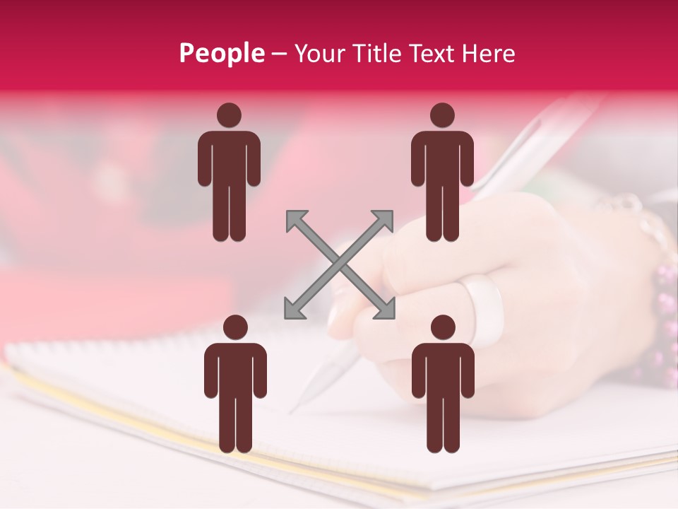 Writing Girl Diary PowerPoint Template