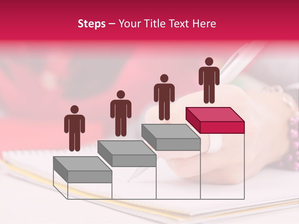 Writing Girl Diary PowerPoint Template