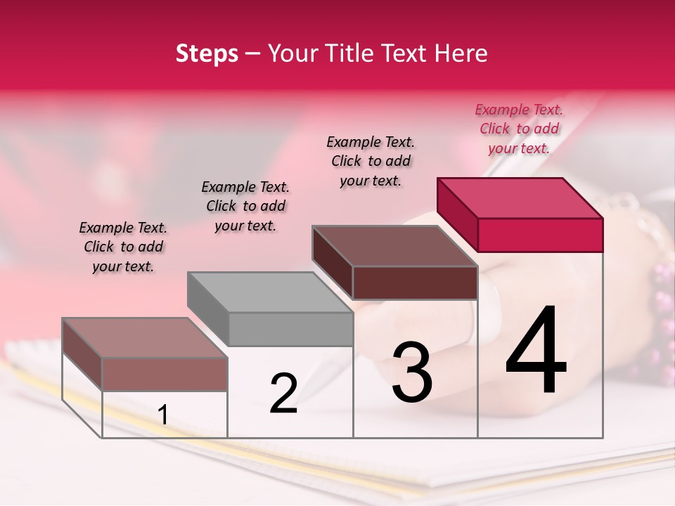 Writing Girl Diary PowerPoint Template