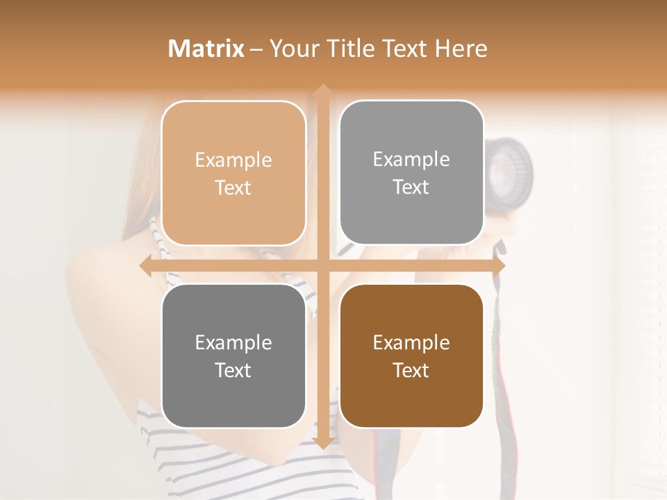 Slr Girl Camera PowerPoint Template