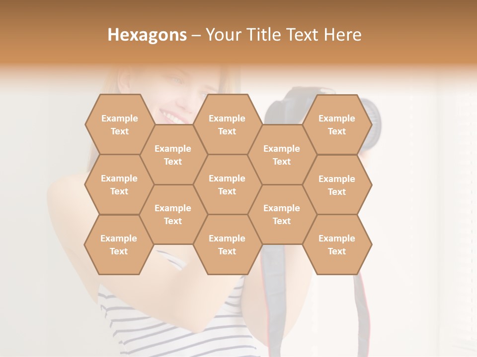 Slr Girl Camera PowerPoint Template