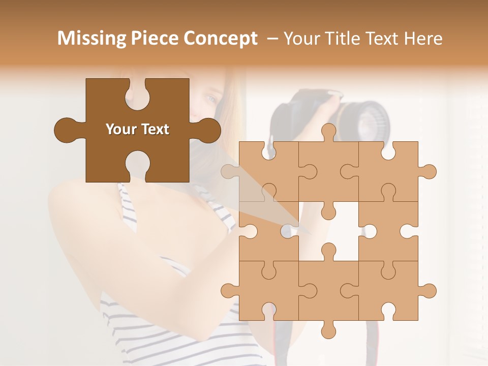 Slr Girl Camera PowerPoint Template