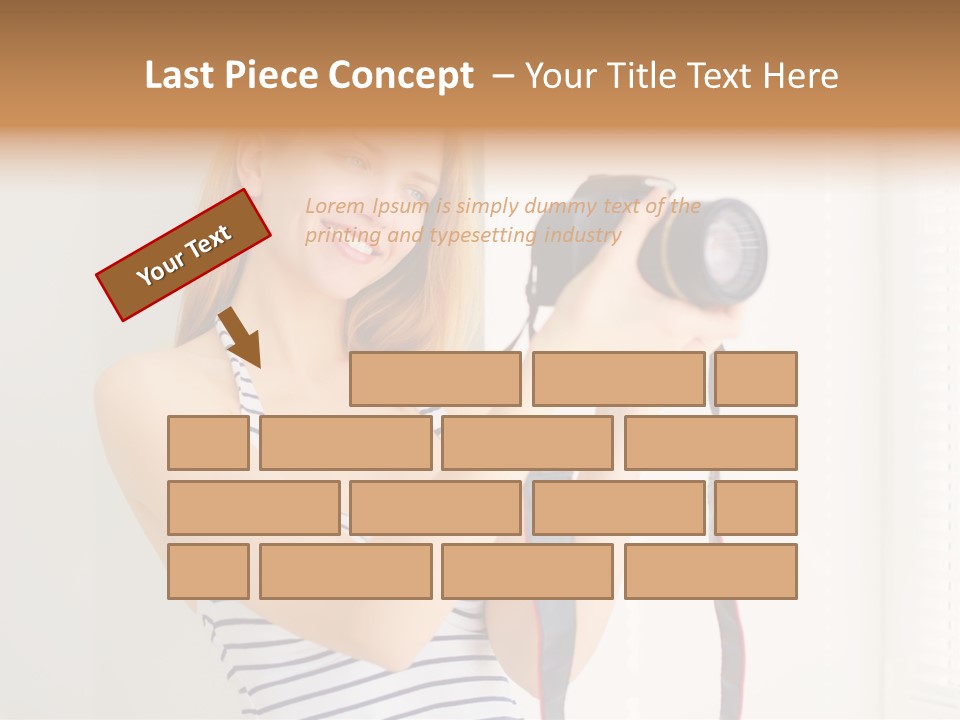 Slr Girl Camera PowerPoint Template