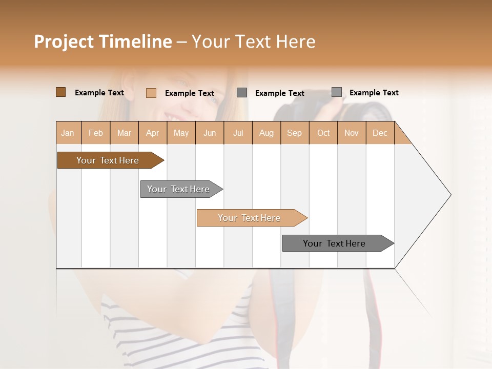 Slr Girl Camera PowerPoint Template
