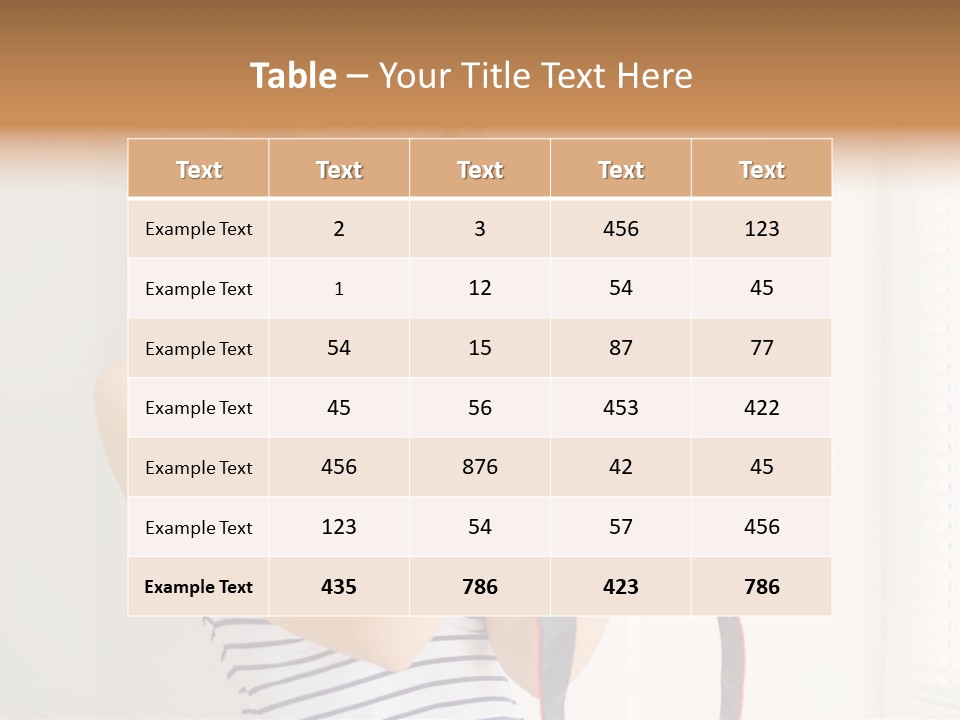 Slr Girl Camera PowerPoint Template