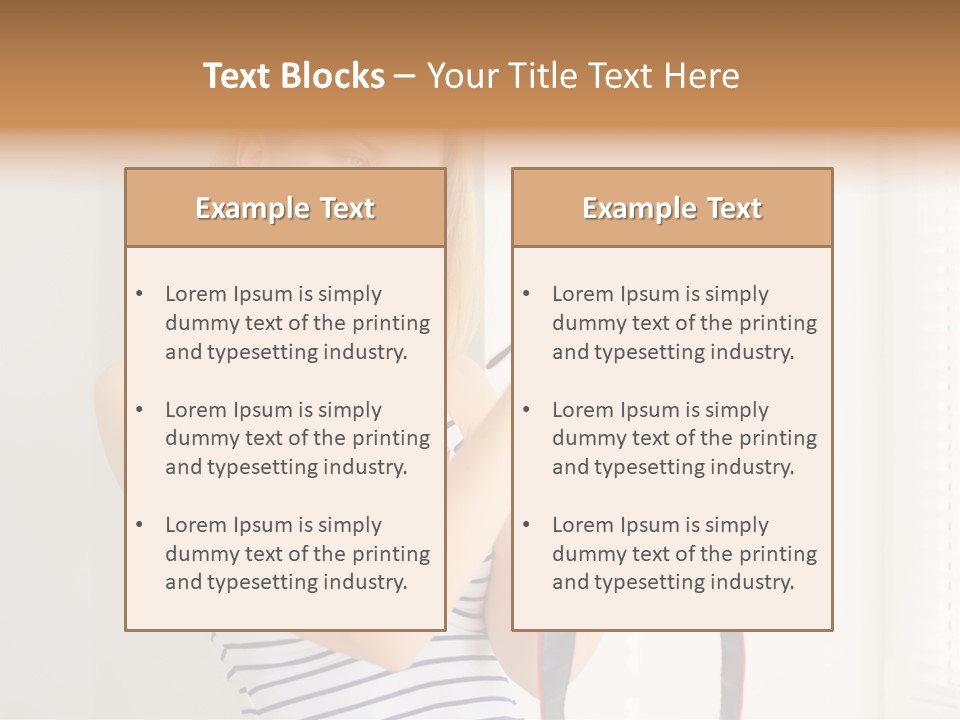 Slr Girl Camera PowerPoint Template
