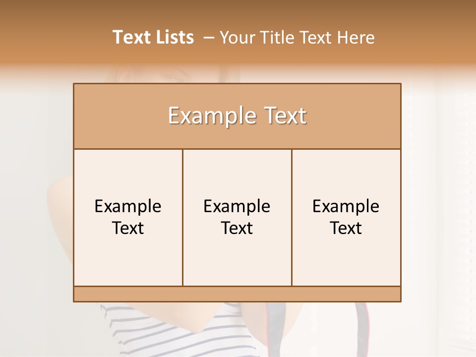 Slr Girl Camera PowerPoint Template