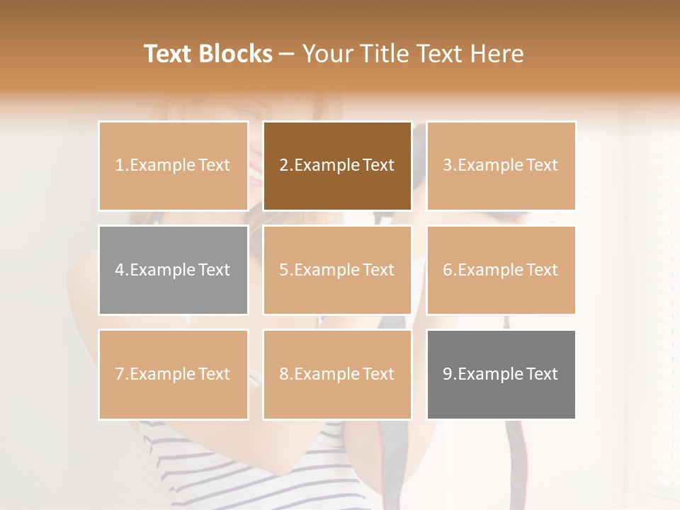 Slr Girl Camera PowerPoint Template