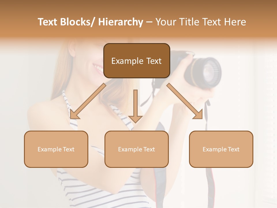 Slr Girl Camera PowerPoint Template