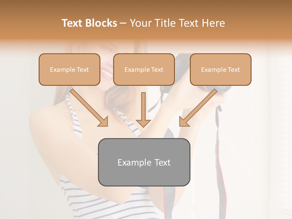 Slr Girl Camera PowerPoint Template
