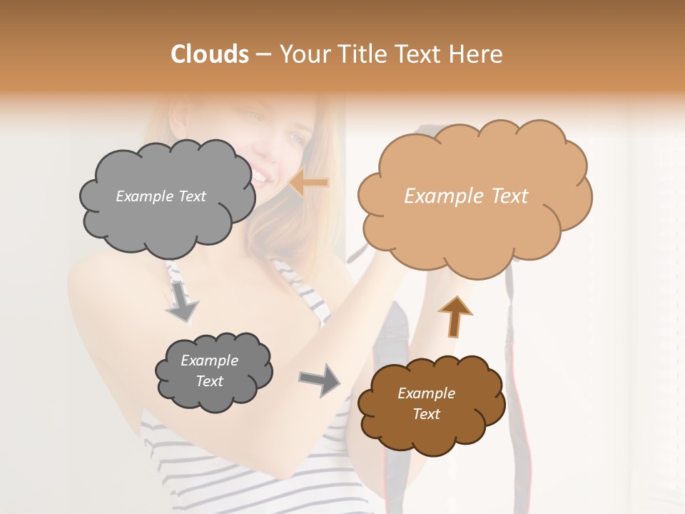 Slr Girl Camera PowerPoint Template