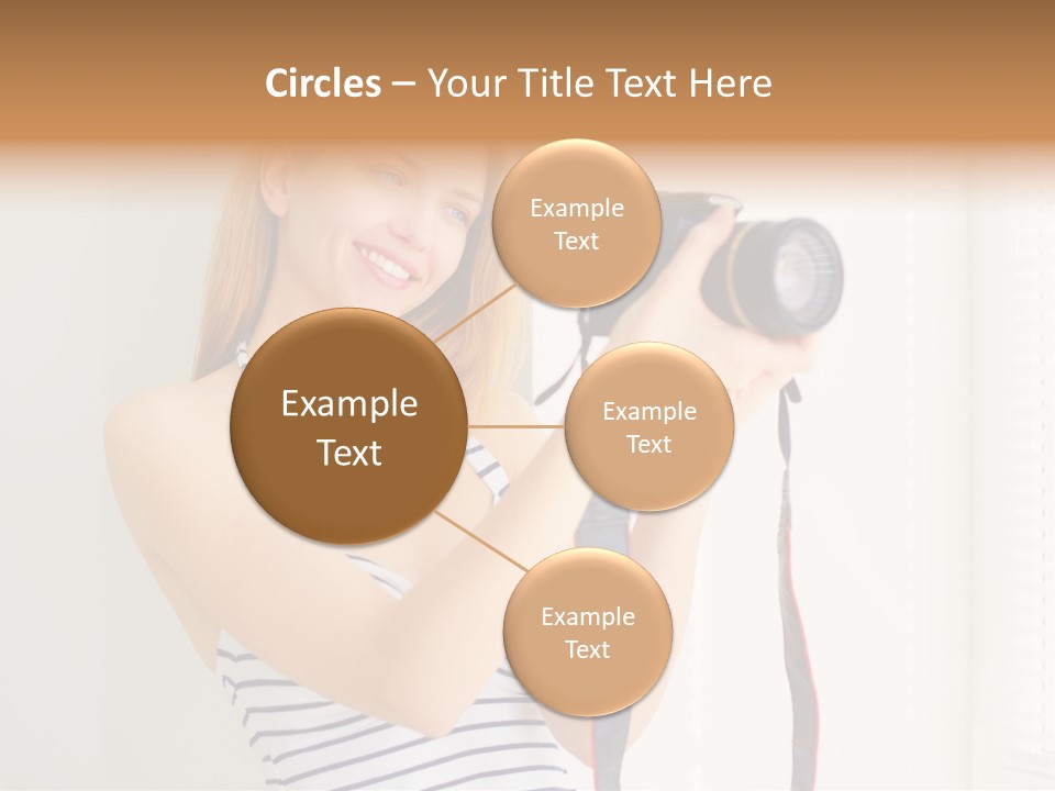 Slr Girl Camera PowerPoint Template