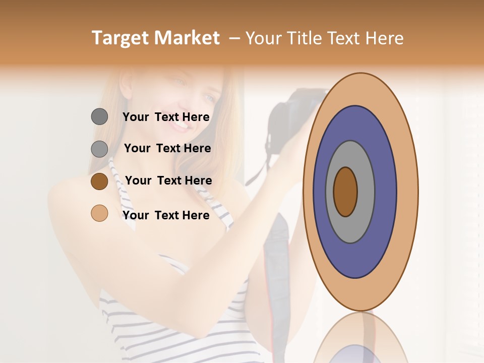 Slr Girl Camera PowerPoint Template