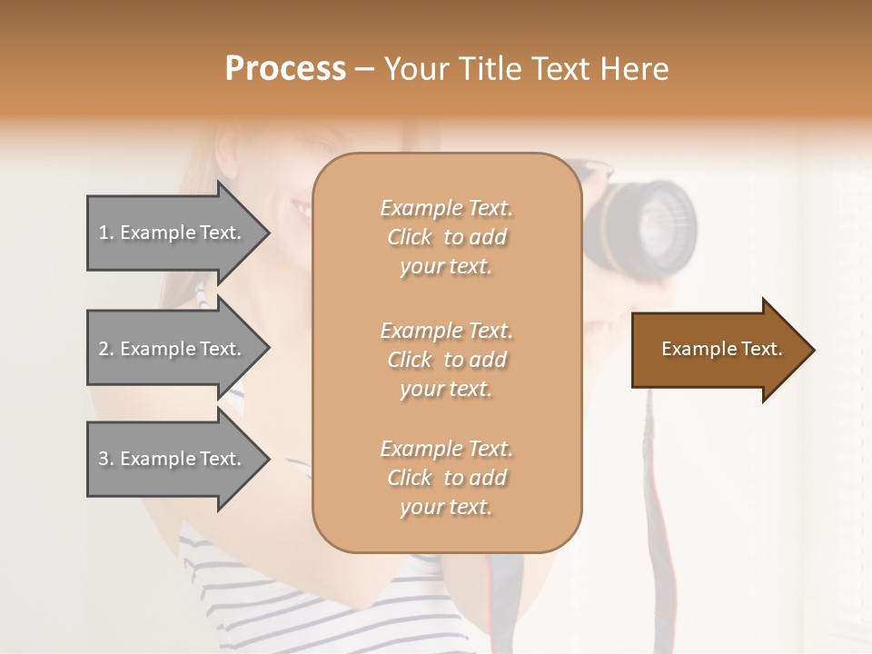 Slr Girl Camera PowerPoint Template