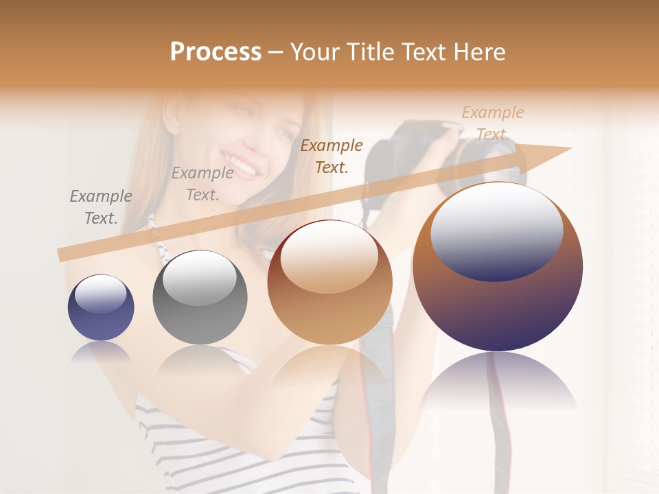 Slr Girl Camera PowerPoint Template