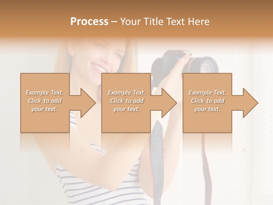 Slr Girl Camera PowerPoint Template