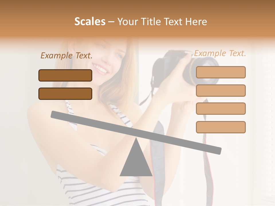 Slr Girl Camera PowerPoint Template