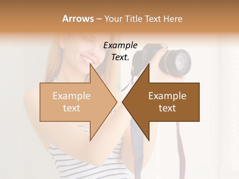 Slr Girl Camera PowerPoint Template