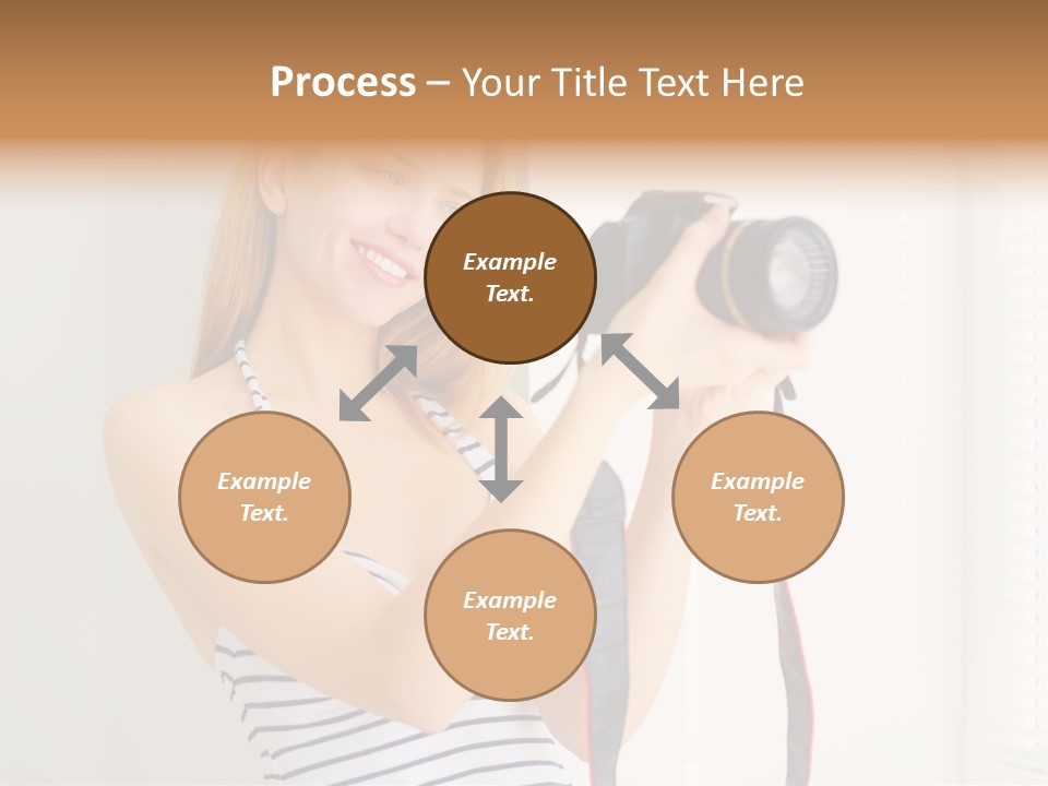 Slr Girl Camera PowerPoint Template