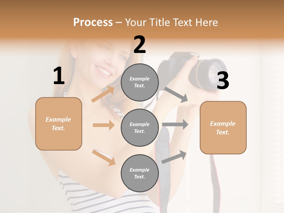 Slr Girl Camera PowerPoint Template