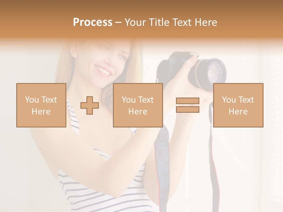 Slr Girl Camera PowerPoint Template