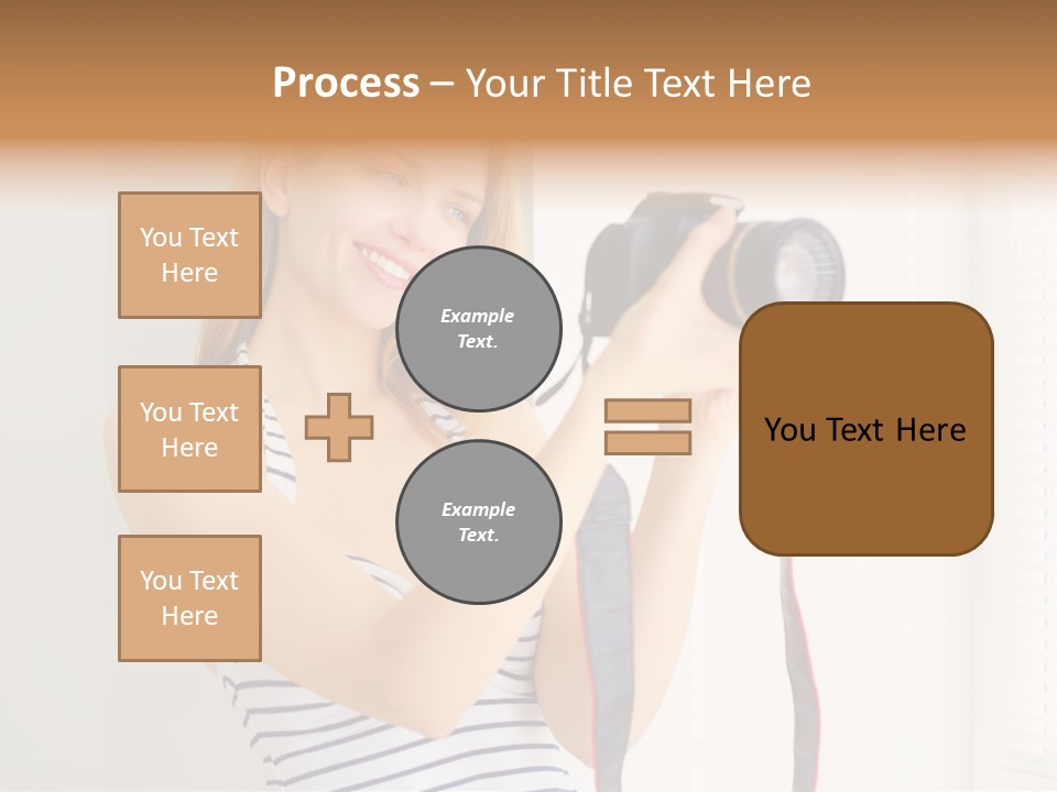 Slr Girl Camera PowerPoint Template