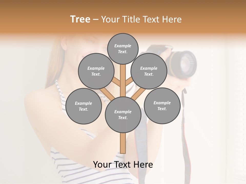 Slr Girl Camera PowerPoint Template