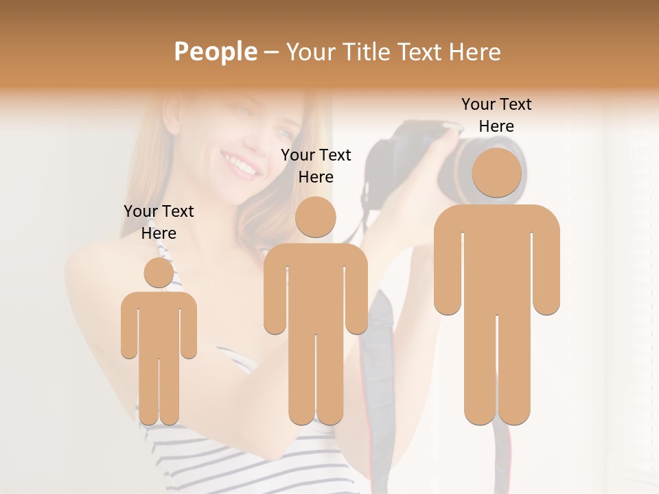 Slr Girl Camera PowerPoint Template