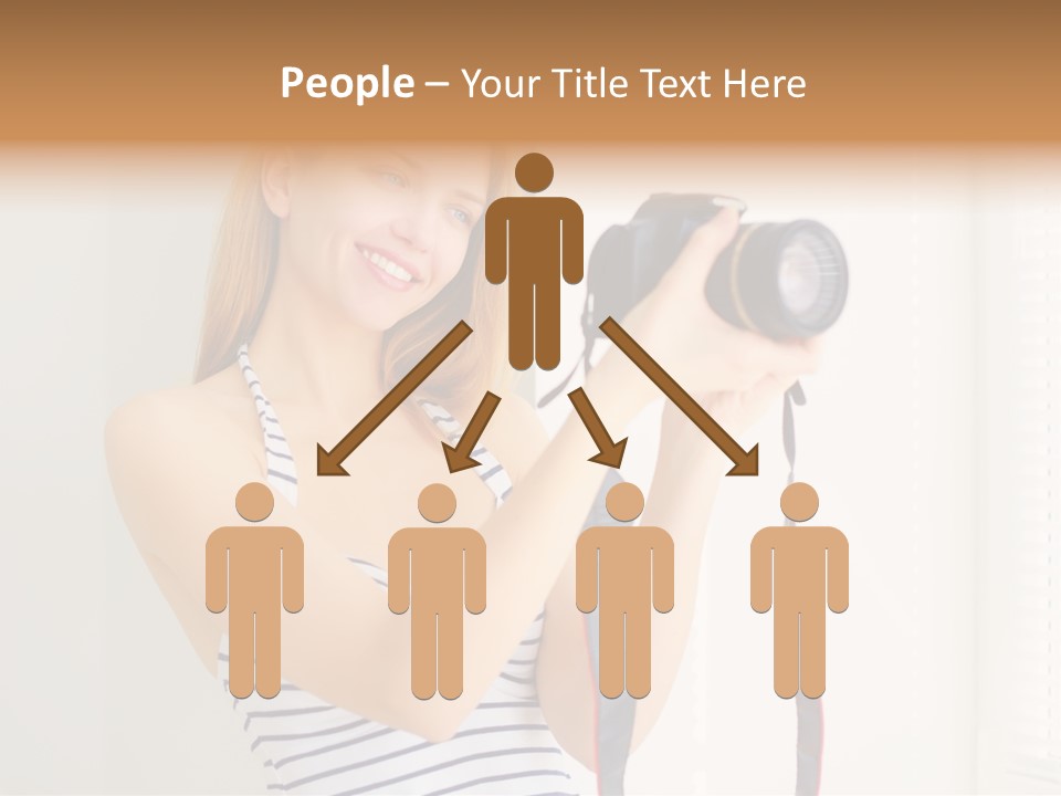 Slr Girl Camera PowerPoint Template